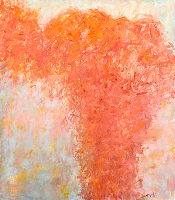 I Close My Eyes to See, 38 x 35, Oil Painting