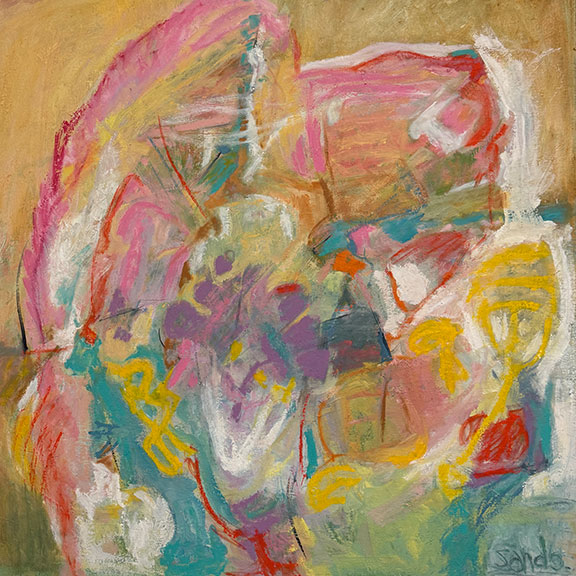 Twist and Shout, 36 x 36, Oil Painting